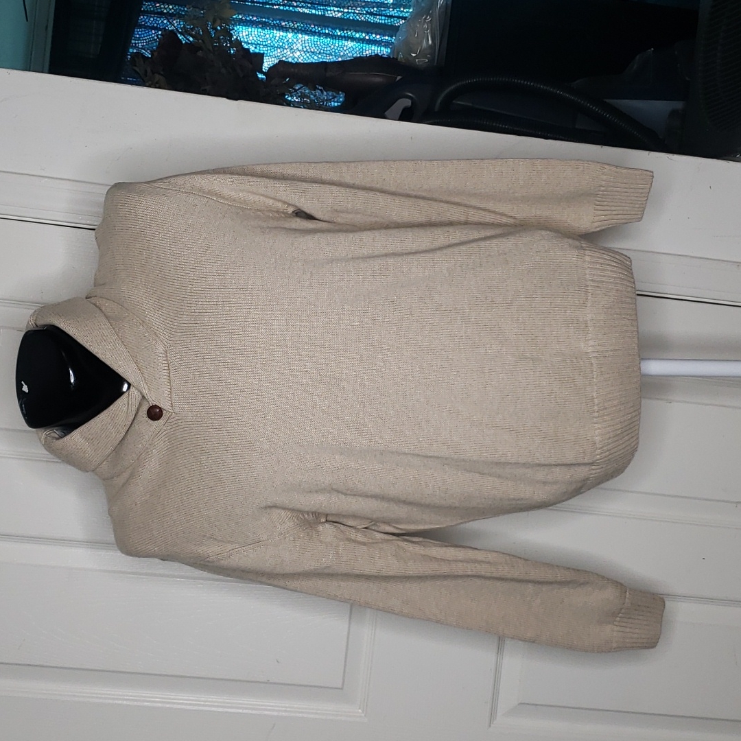 Jos A Bank Beige Sweater Joseph A Bank L Nwt
